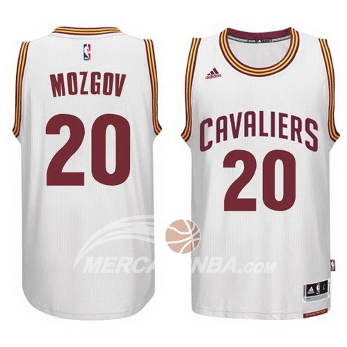 Maglia NBA Mozgov Cleveland Cavaliers Blanco
